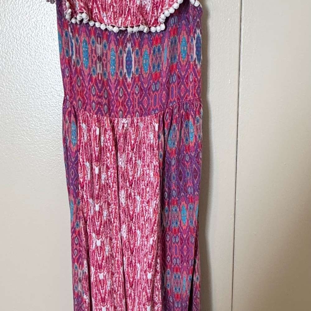 Xhilaration Pink and Purple Kids Casual Dress